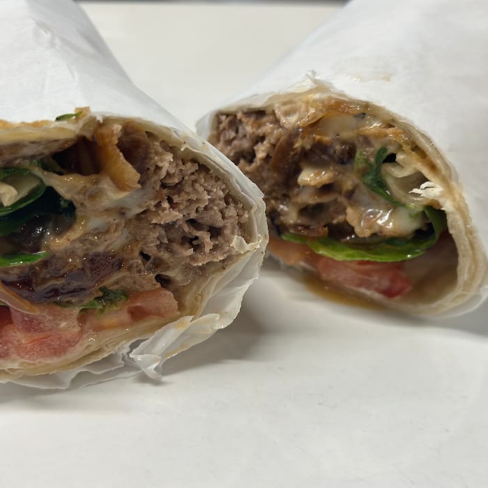 Philly Cheese Steak Wrap.